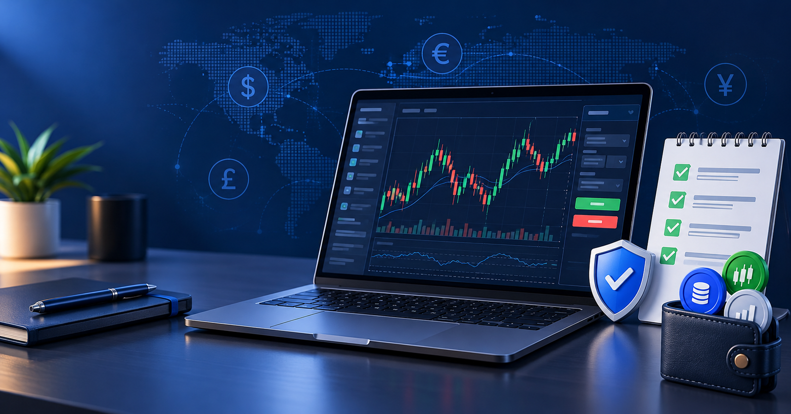 Gestión de lotaje en una cuenta demo de Forex trading